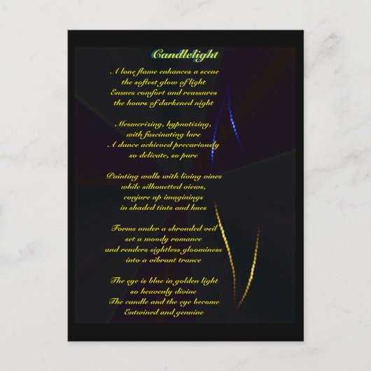 詩 ポストカード (正面)