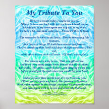 詩：亡くなったペットに捧げるYGBポスターマット