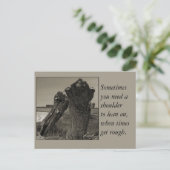 詩 – 友情 ポストカード (スタンド正面)