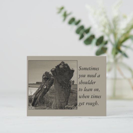 詩 – 友情 ポストカード (スタンド正面)