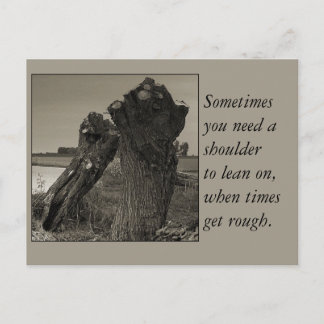 詩 – 友情 ポストカード