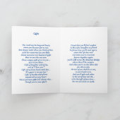 詩:女性ペットロス悔やみや弔慰FL折り カード (内部)