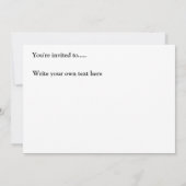 詩-旭日 招待状 (裏面)