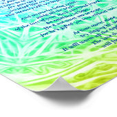 詩:男性ペットロス悔やみや弔慰YGBポスターマット ポスター (角)