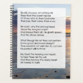 詩 – 静かに プランナー手帳 (正面)