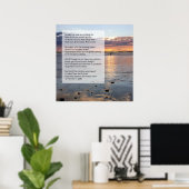 詩 – 静止する ポスター (ホームオフィス)