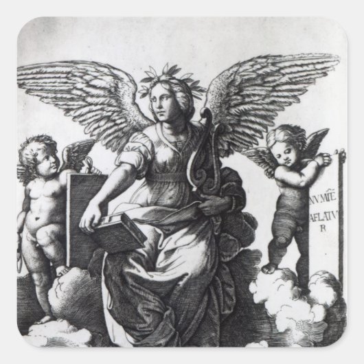 詩， c.1515#詩# スクエアシール (正面)