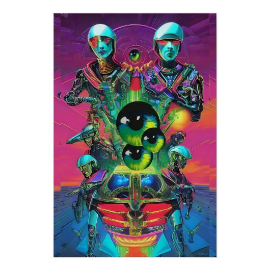 詮索好きの目がアストラルの空を飛ぶ ポスター (正面)