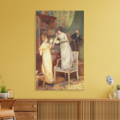 詮索眼、1901年（白で強調された状態） キャンバスプリント (インサイチュ (リビング))