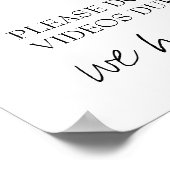 詰おもしろいめ外し式結婚のサイン ポスター (角)