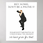 詰おもしろいめ外し式結婚のサイン ポスター (正面)