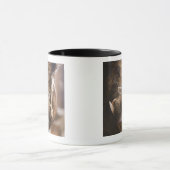 詰まったなイノシシ身に着けているガラス外で マグカップ (中央)