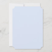 詰まったなブラウンのバニーウサギの男の子のベビーシャワーの招待 招待状 (裏面)