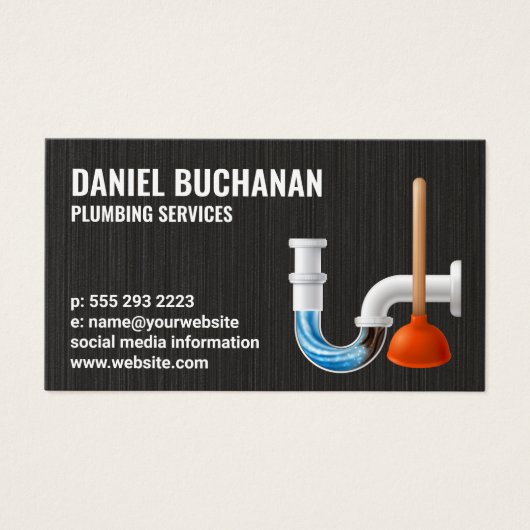 詰まったパイプ |プランジャー |配管 (正面)