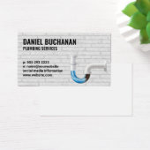 詰まったパイプ |レンガ色彩の鮮やかの壁 (デスク)