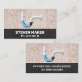 詰まったパイプ | 配管レンチ 名刺 (正面/裏面)