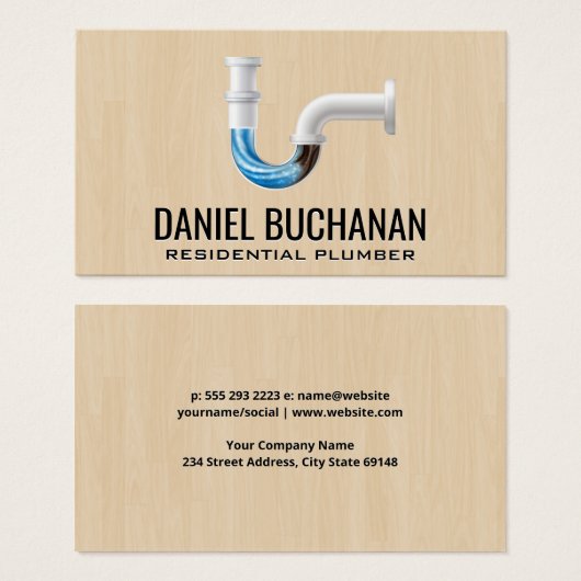 詰まった排水管 |給排水衛生設備配管サービス (正面&裏面)