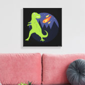 詰まった隕石 キャンバスプリント (インサイチュ (リビング))