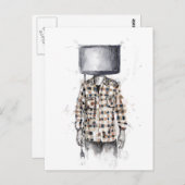 詰まった ポストカード (正面/裏面)