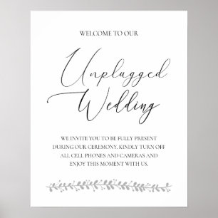 詰めエレガントて結婚ない式のサイン ポスター