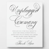 詰めエレガント外し式黒書道 フォトプラーク (正面)