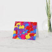 詰め合わせキャンディーコーティングバレンタインチョコレートハート シーズンカード (正面)