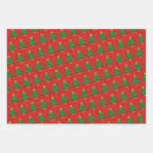 詰め合わせクリスマスラッピング紙フラットシート ラッピングペーパーシート (正面2)