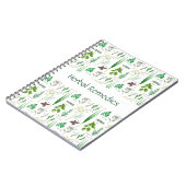 詰め合わせハーブハーブデザインノート ノートブック (左側)