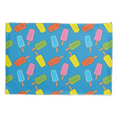 詰め合わカラフルれたポプシクルパターン 枕カバー (裏面)