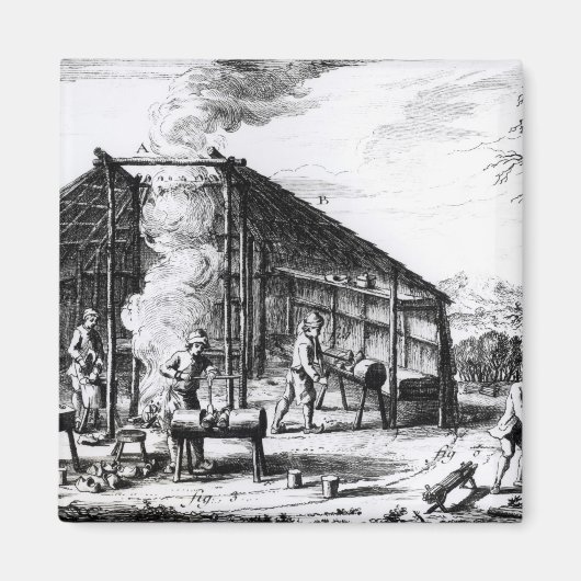 詰め物 マグネット (正面)