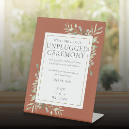 詰め込まれていない式の緑のテラコッタ結婚ズ 台座サイン