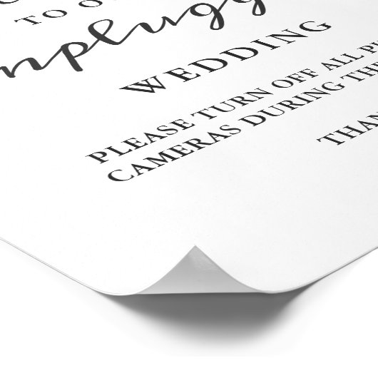 詰め込ま結婚されていない式のサインほこりっぽいピンクのフローラ ポスター (角)