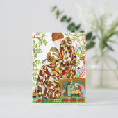 詰め込みクリスマスストッキング シーズンポストカード (スタンド正面)