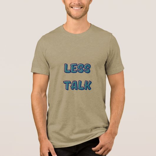 話さず行動 トライブレンドＴシャツ (正面)