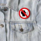 話さないで下さい 缶バッジ (インサイチュ)