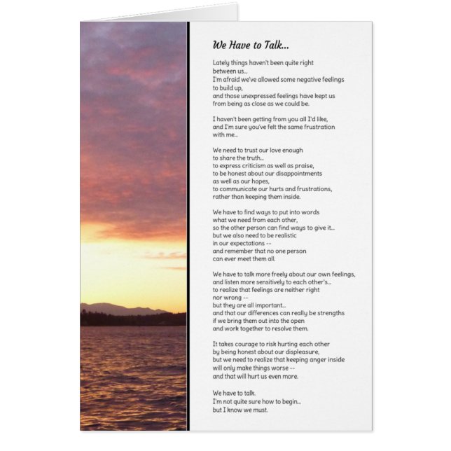 話さなきゃ……人間関係 (正面)