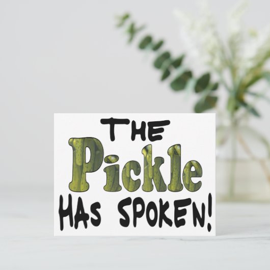 話されたピクルス ポストカード (スタンド正面)