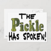 話されたピクルス ポストカード (正面/裏面)