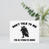 話しかけないで。ステルスモード中だ。 ポストカード (スタンド正面)