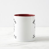 話しかけるな！私は編み物 マグカップ (中央)