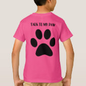 話しかけるな Tシャツ (裏面)