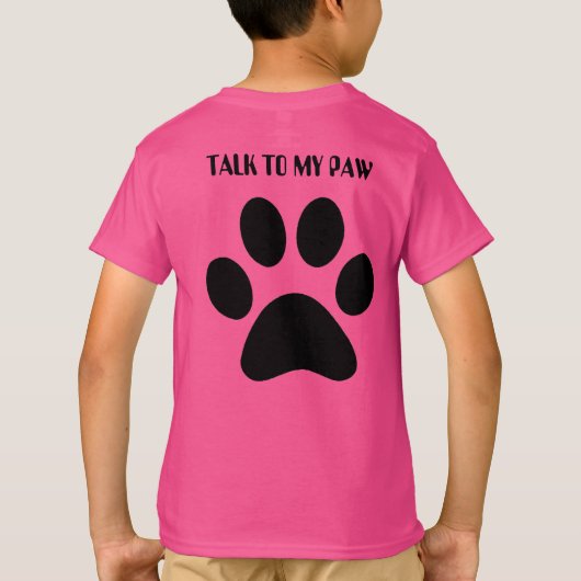 話しかけるな Tシャツ (裏面)