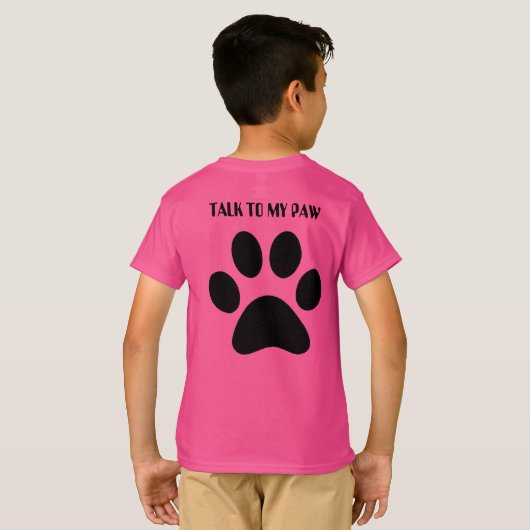 話しかけるな Tシャツ (裏面フル)