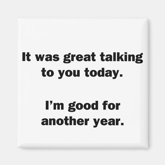 話してた素晴らし マグネット (正面)