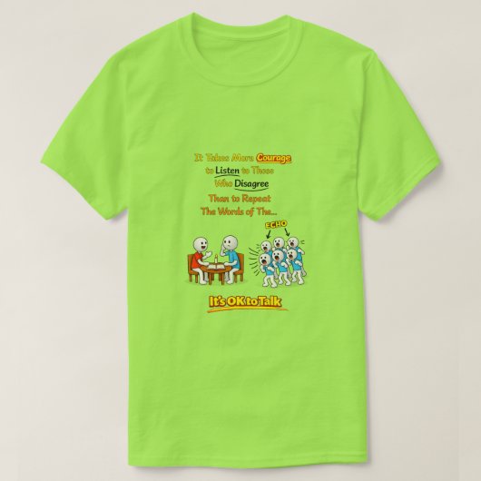 話してもいいんだよ (1) Tシャツ (デザイン正面)