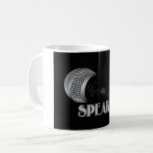 話して下さい コーヒーマグカップ (正面左)