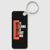 話しやめて始める キーホルダー (裏面)