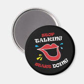 話しストップ始める マグネット (正面/裏面)