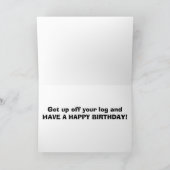 話し亀の双子の誕生日アドバイス カード (内部)