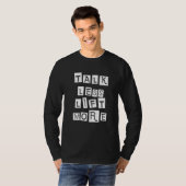 話し合いが減る Tシャツ (正面フル)
